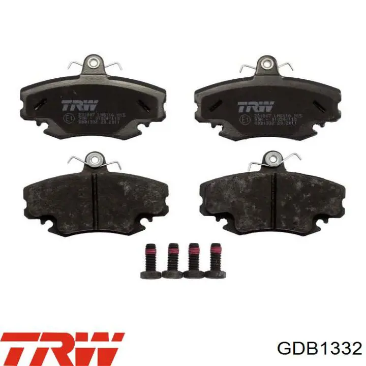 Передние тормозные колодки PKU001 Parts-Mall