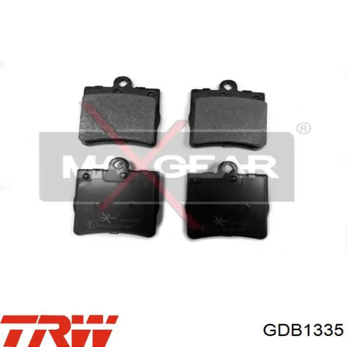 GDB1335 TRW Колодки тормозные дисковые комплект