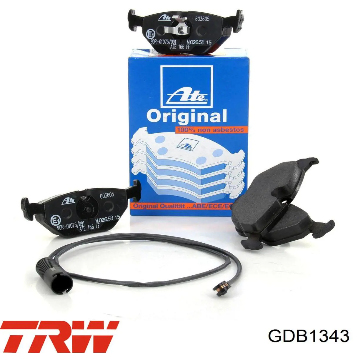 Задние дисковые колодки TRW GDB1343
