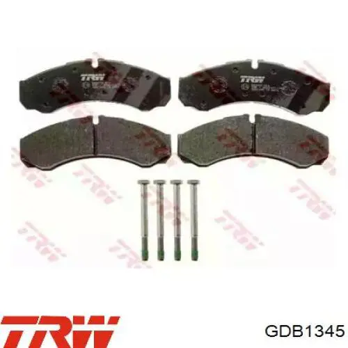 Колодки дисковые  TRW GDB1345 цена, от 28.18 USD
