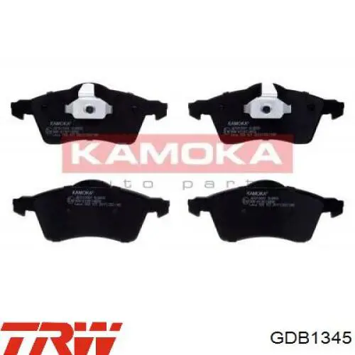 Задние тормозные колодки GDB1345 TRW