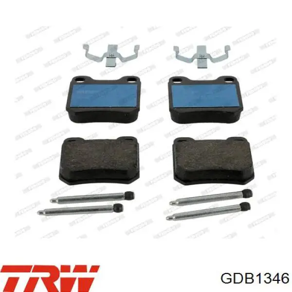 Купить GDB1346 TRW Колодки тормозные задние, дисковые