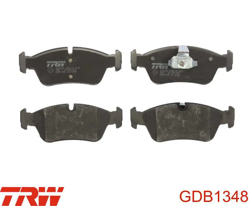Передние тормозные колодки GDB1348 TRW