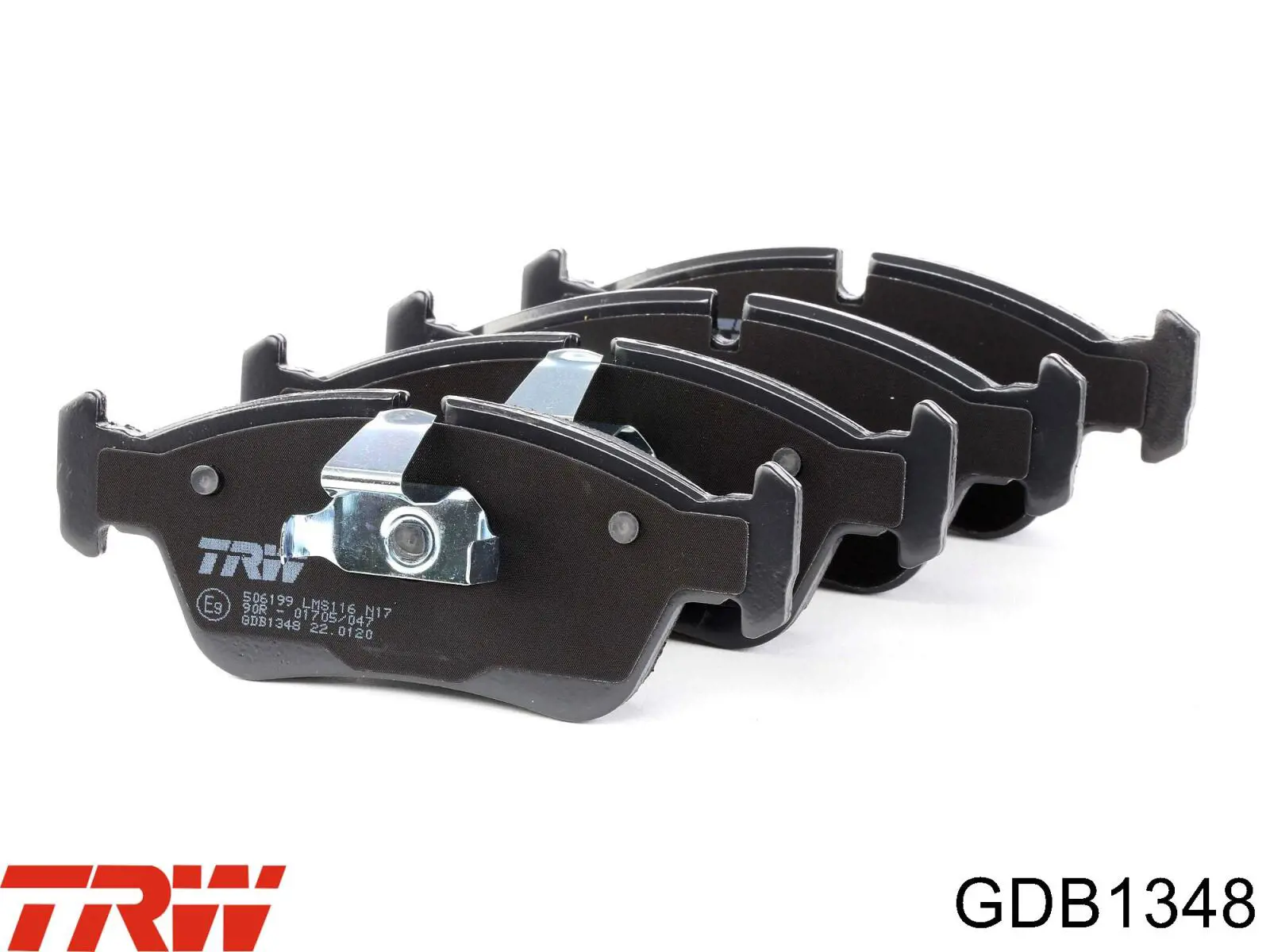 GDB1348 TRW Колодки передние