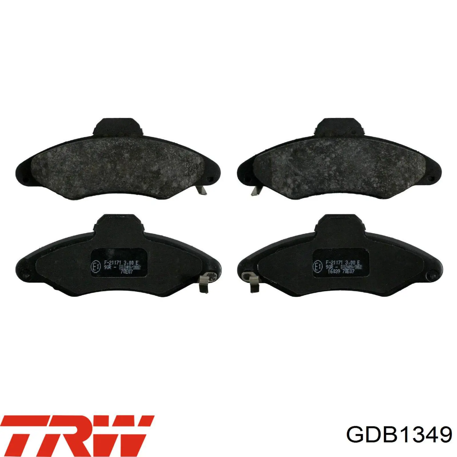 Колодки TRW GDB1349 цена, от 20.26 USD