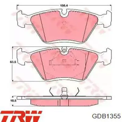 Передние тормозные колодки 571420D Jurid/Bendix