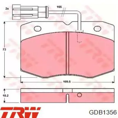 Передние тормозные колодки 986494276 Bosch