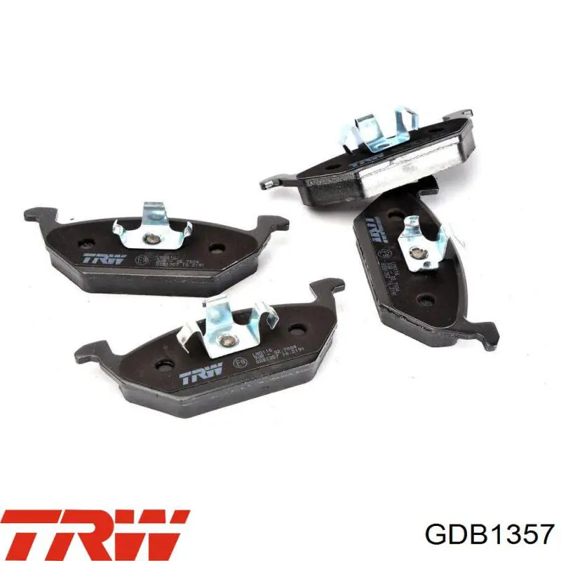 GDB1357 TRW Колодки передние