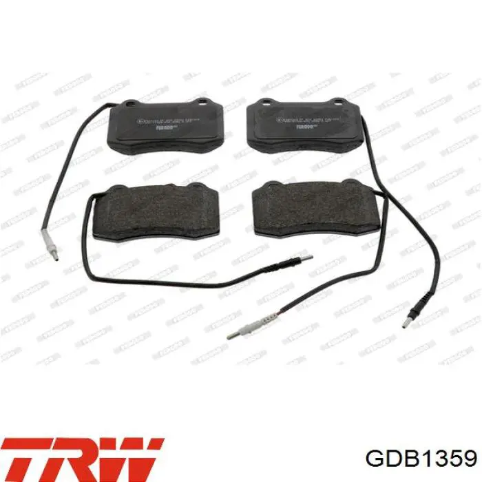 Передние тормозные колодки GDB1359 TRW