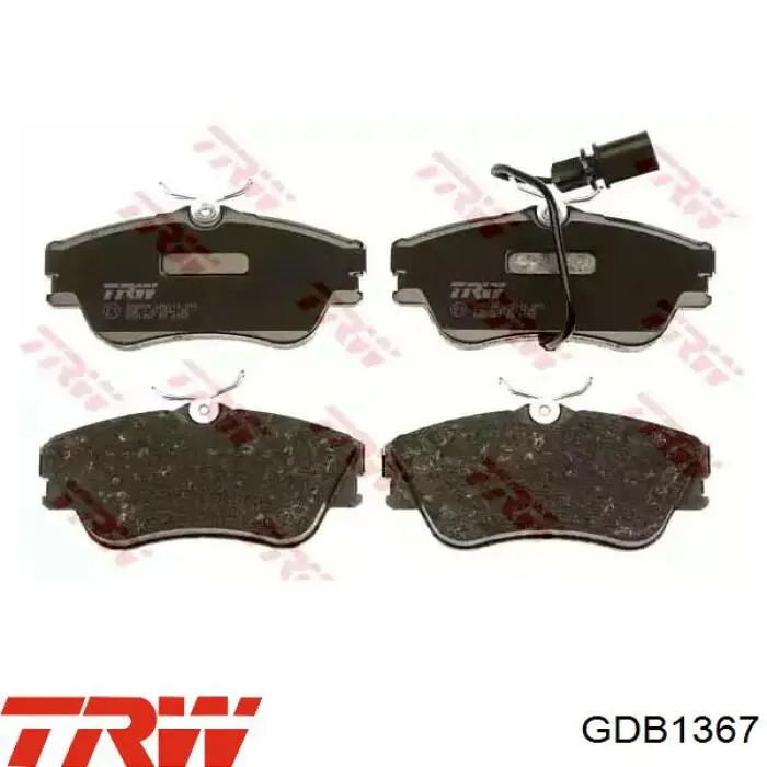 Колодки TRW GDB1367 цена, от 39.55 USD