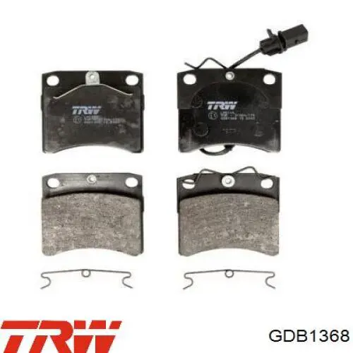 Колодки TRW GDB1368 цена, от 27.44 USD