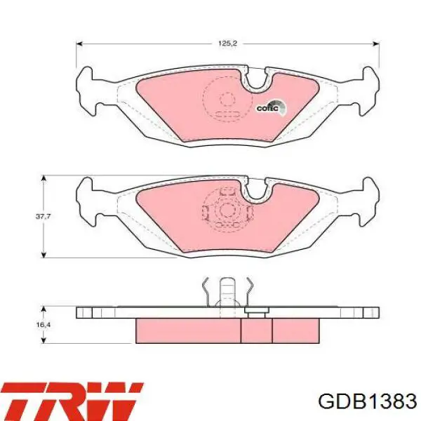 SP315PR SCT Колодки передние