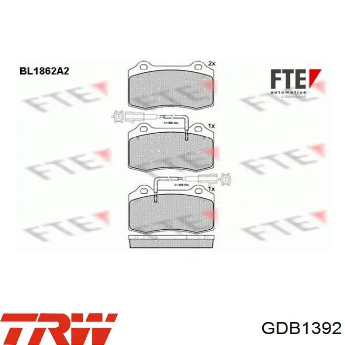 Тормозные колодки Ferodo FDS721