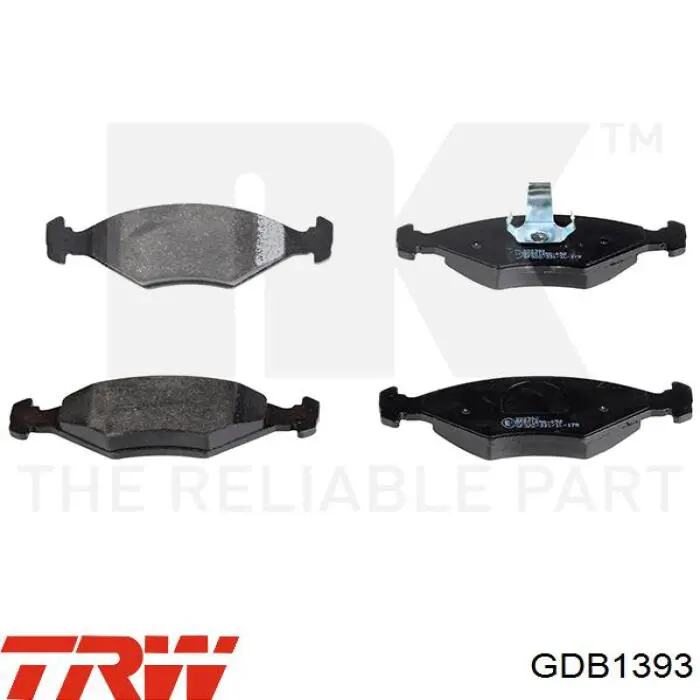 Тормозные колодки TRW GDB1393