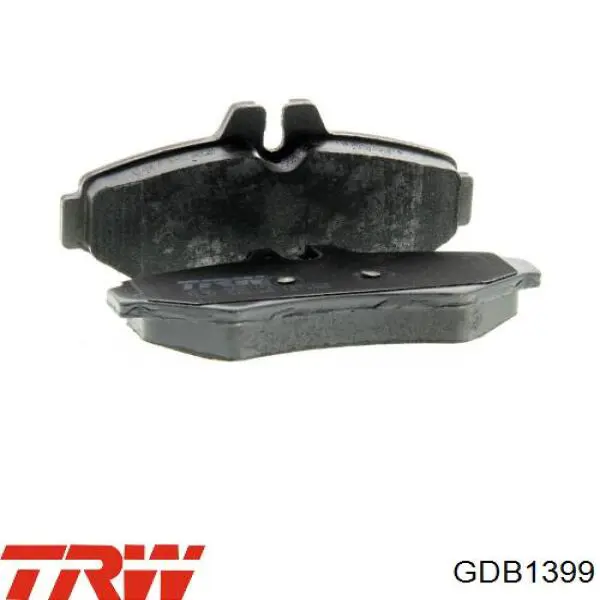 Купить GDB1399 TRW Колодки тормозные задние, дисковые