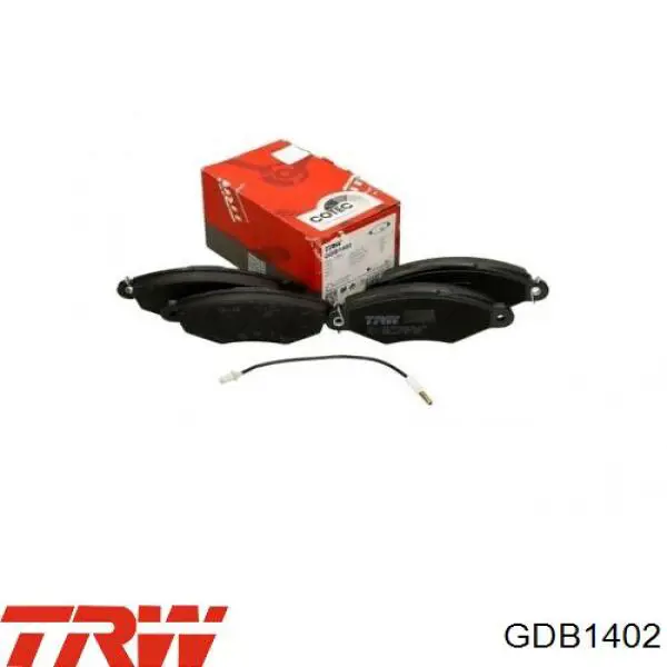Купить GDB1402 TRW Колодки тормозные