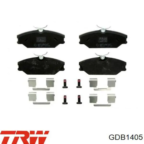 Pastillas de freno delanteras GDB1405 TRW