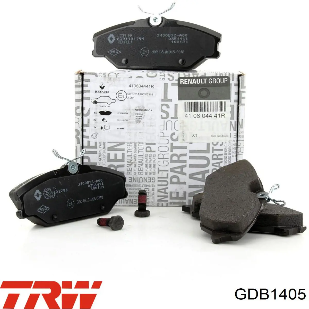 Колодки TRW GDB1405 цена, от 19.28 USD