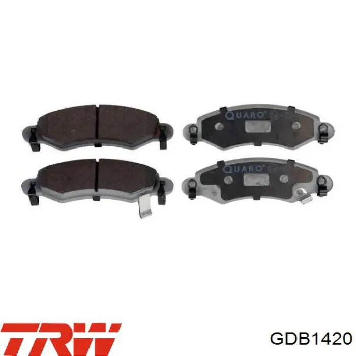 Передние тормозные колодки GDB1420 TRW