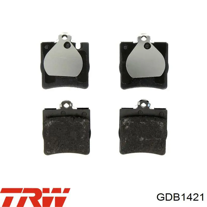 GDB1421 TRW колодки тормозные задние дисковые