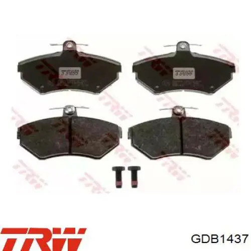 GDB1437 TRW Колодки передние
