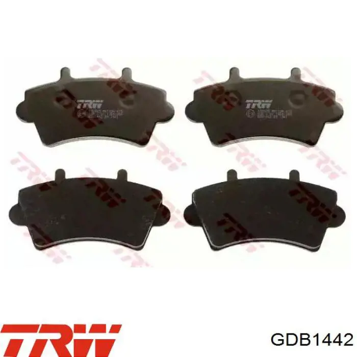 Купить GDB1442 TRW Колодки тормозные