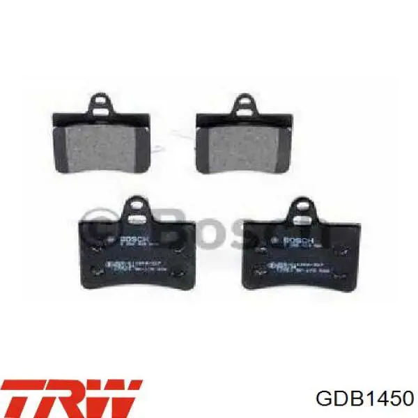 Задние дисковые колодки TRW GDB1450