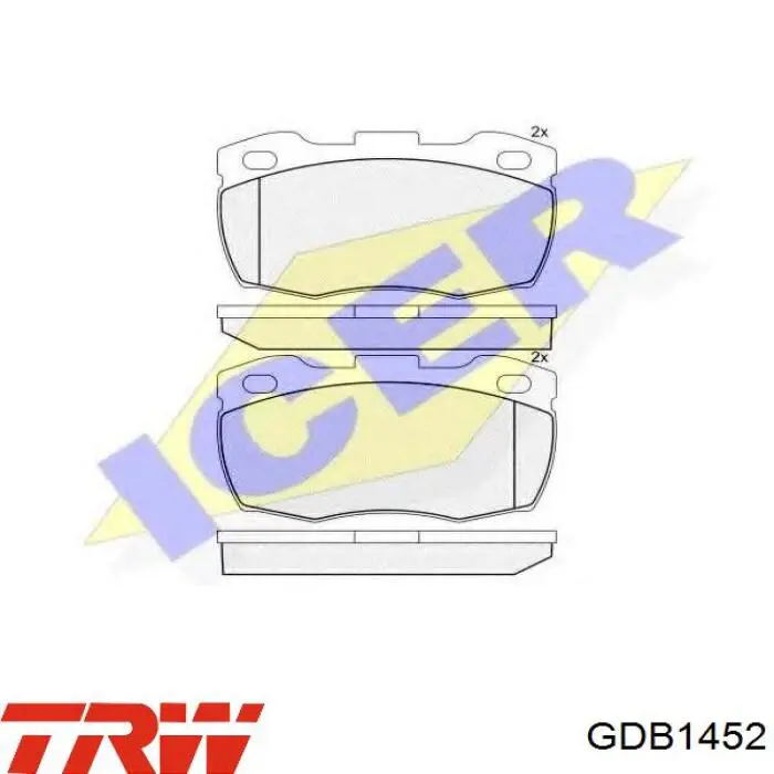 Тормозные колодки TRW GDB1452