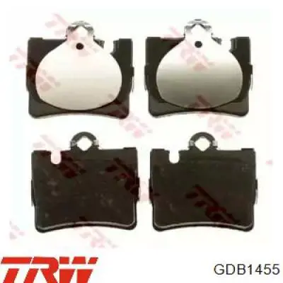 Купить GDB1455 TRW Колодки тормозные задние, дисковые