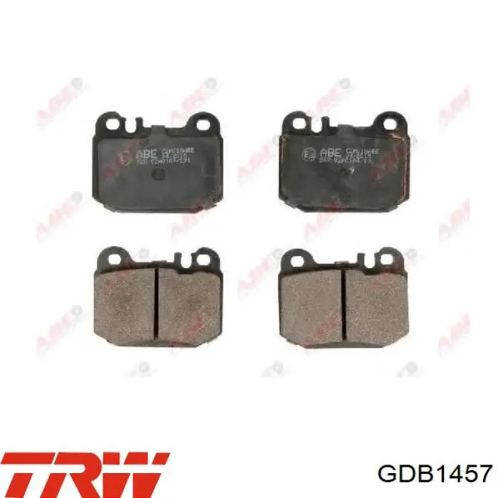 Купить GDB1457 TRW Колодки тормозные задние, дисковые