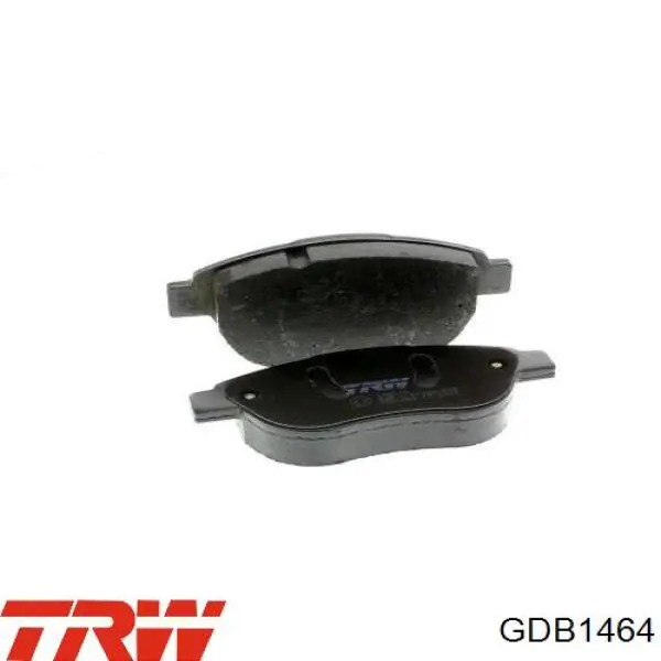 GDB1464 TRW Колодки передние