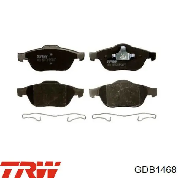 Передние тормозные колодки GDB1468 TRW