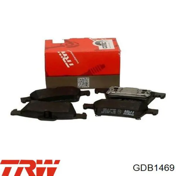 Купить GDB1469 TRW Колодки тормозные задние, дисковые