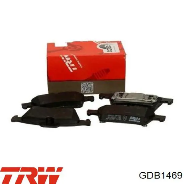 Задние тормозные колодки GDB1469 TRW