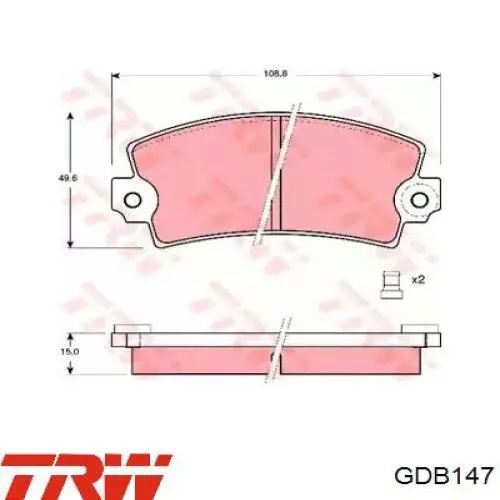 Колодки GP 7701200320 цена, от 13.06 USD