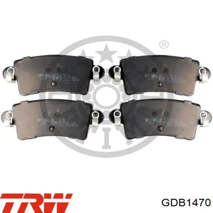 Задние тормозные колодки GDB1470 TRW