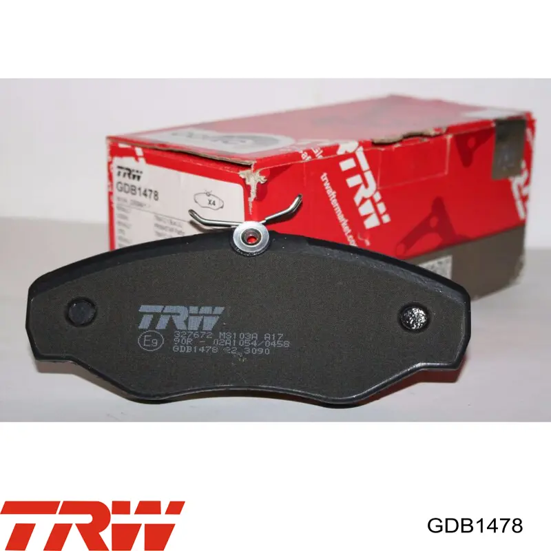 Купить GDB1478 TRW Колодки тормозные