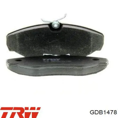 Купить GDB1478 TRW Колодки тормозные