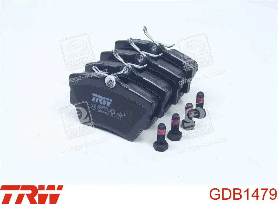 Задние дисковые колодки TRW GDB1479