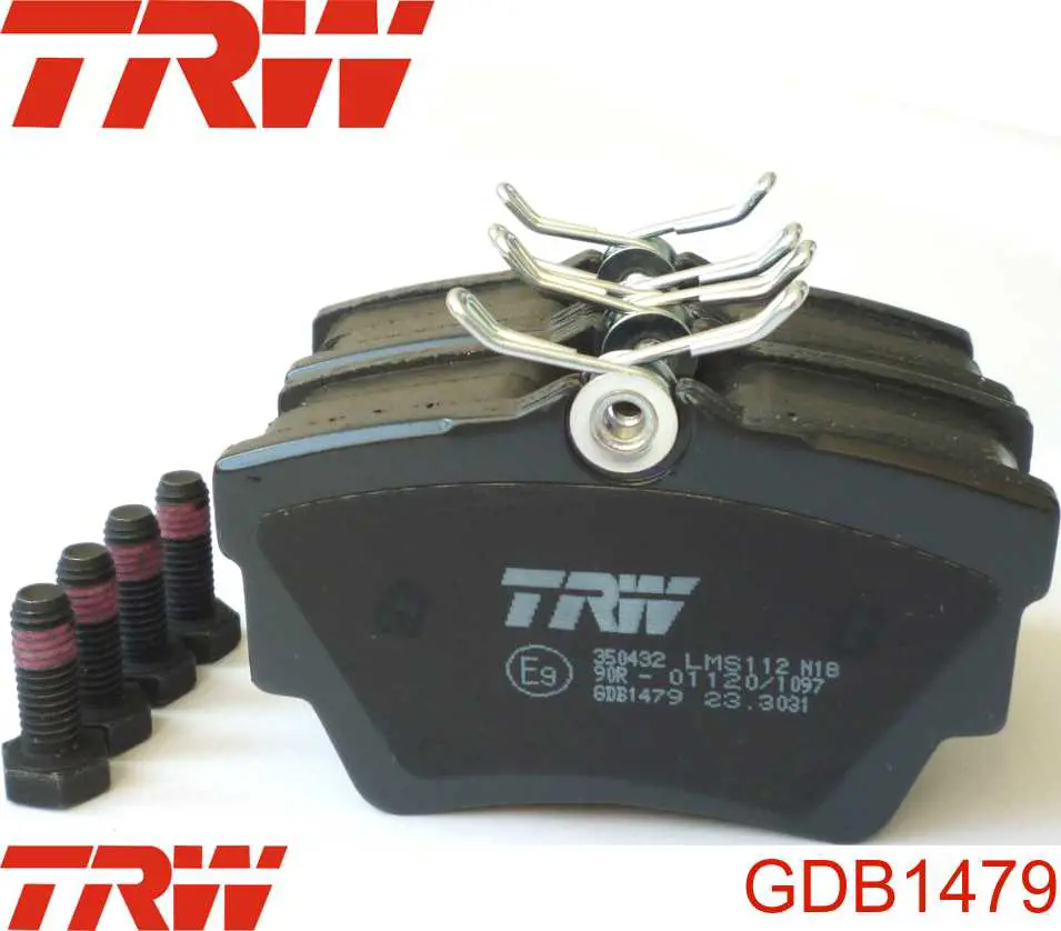 GDB1479 TRW Колодки тормозные дисковые комплект