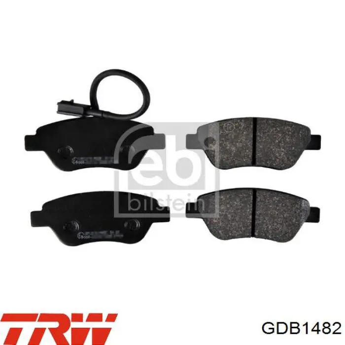 Передние тормозные колодки GDB1482 TRW