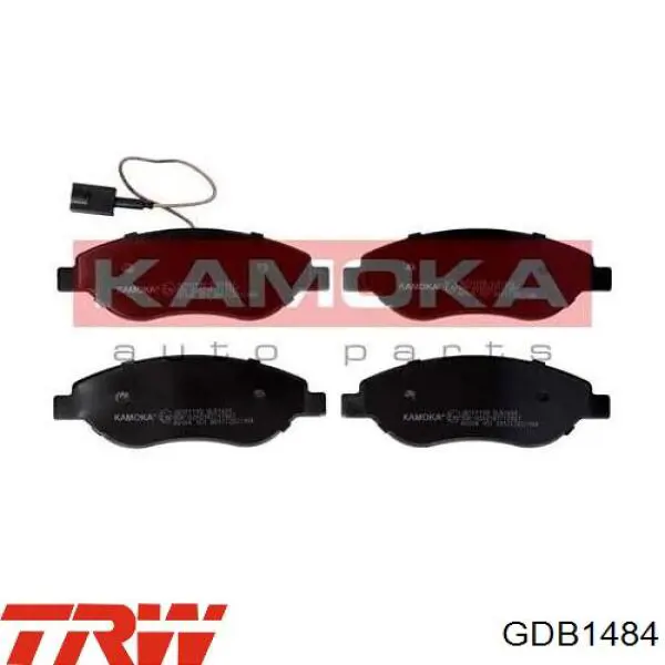 Передние тормозные колодки GDB1484 TRW