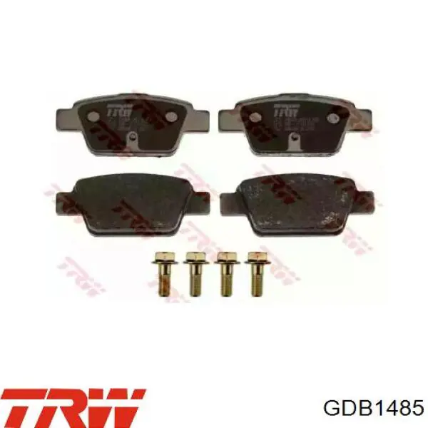Колодки дисковые  TRW GDB1485 цена, от 24.07 USD