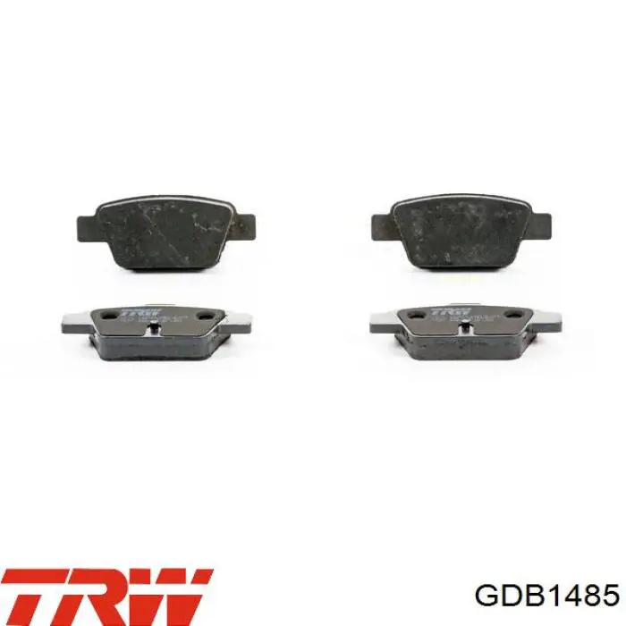 Купить GDB1485 TRW Колодки тормозные задние, дисковые