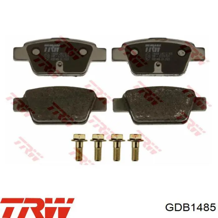 Задние тормозные колодки GDB1485 TRW