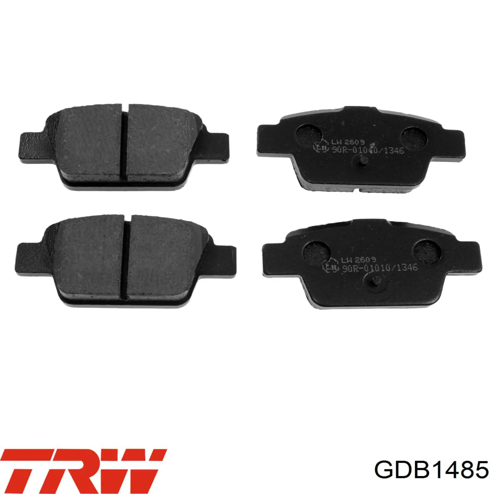 Задние дисковые колодки TRW GDB1485