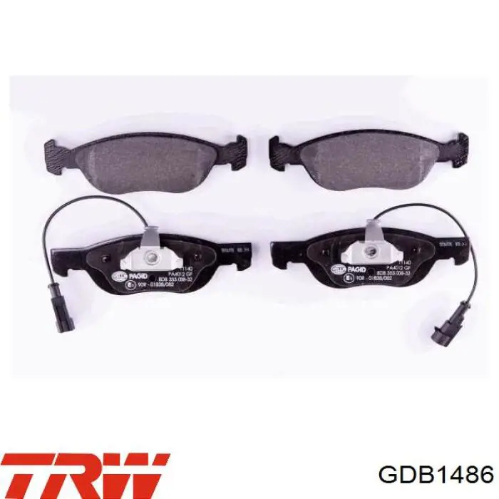 Тормозные колодки TRW GDB1486