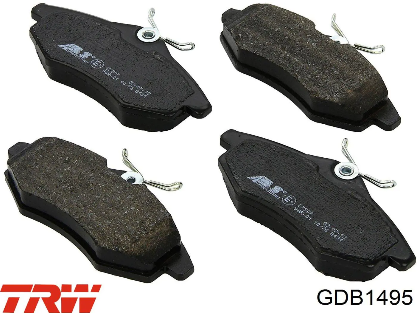 GDB1495 TRW Колодки передние