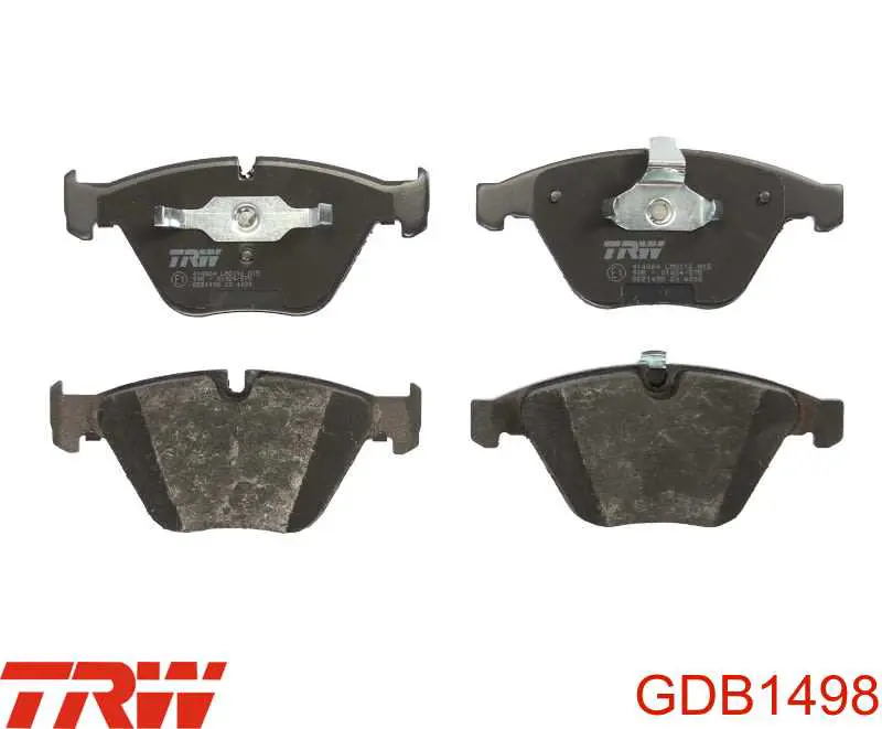 Купить GDB1498 TRW Колодки тормозные