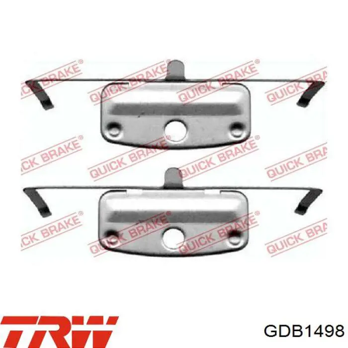 Тормозные колодки TRW GDB1498